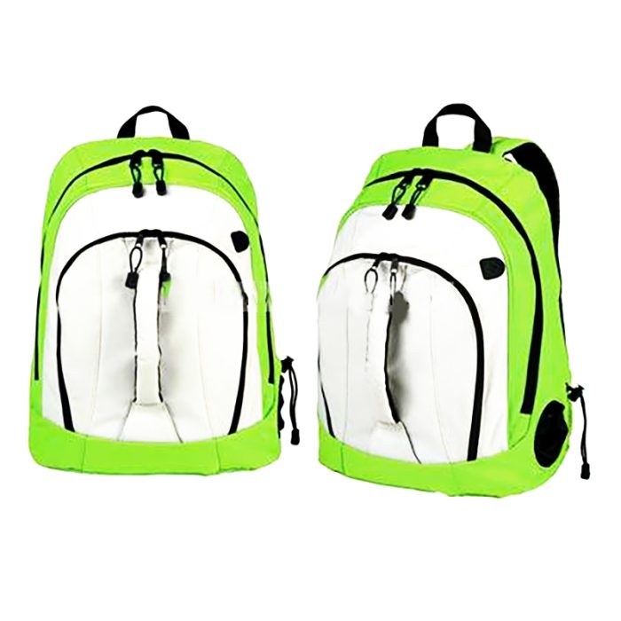 Encantadora mochila estudiantil con múltiples compartimentos