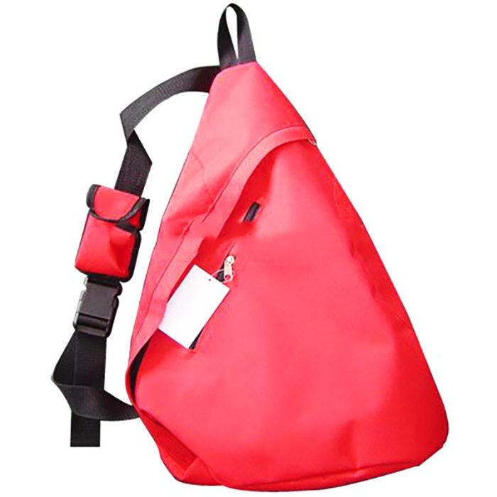 Triangle Backpack with Mobile Pocket on the Shoulder String | TTL promotional bag